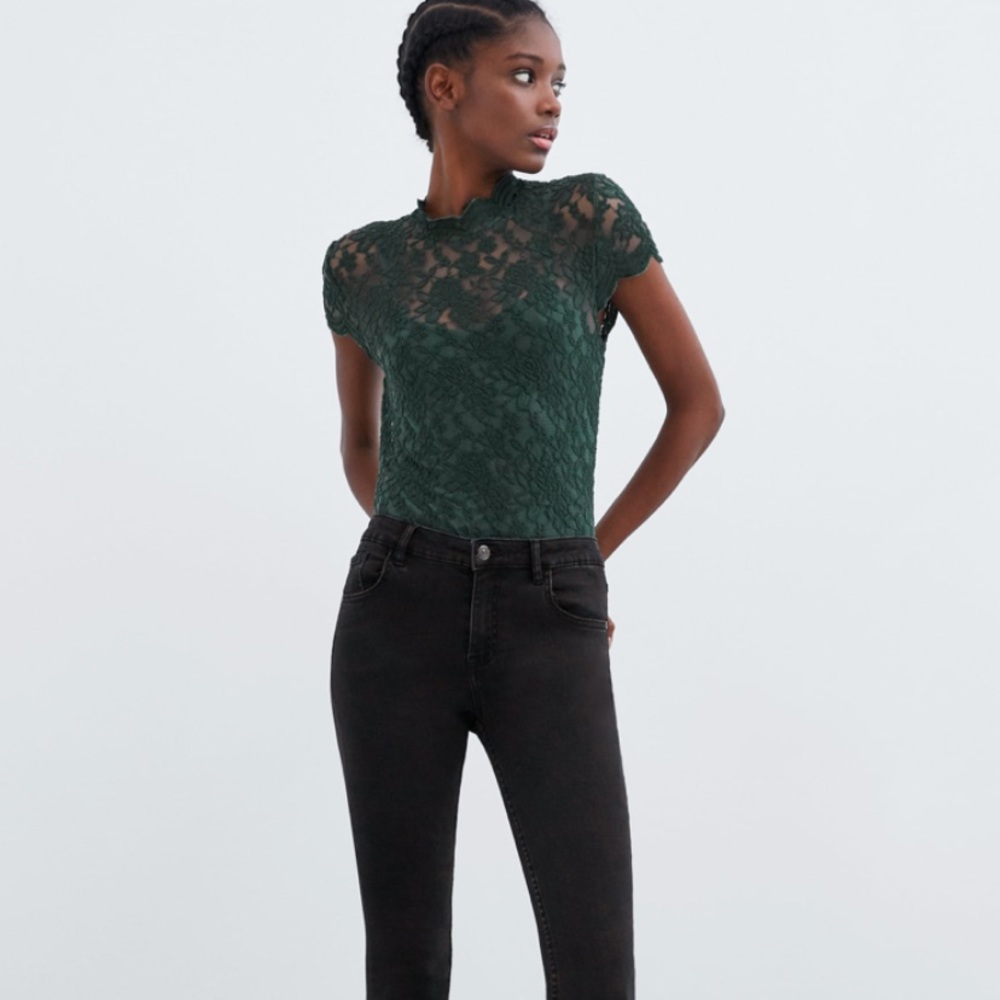 Zara lace top